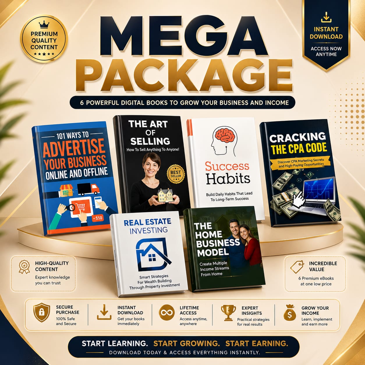 500+ Premium Business Ebooks Collection | PLR License | Entrepreneurship, Marketing, Finance & More | Instant Download | Keep 100% Profits - Image 2